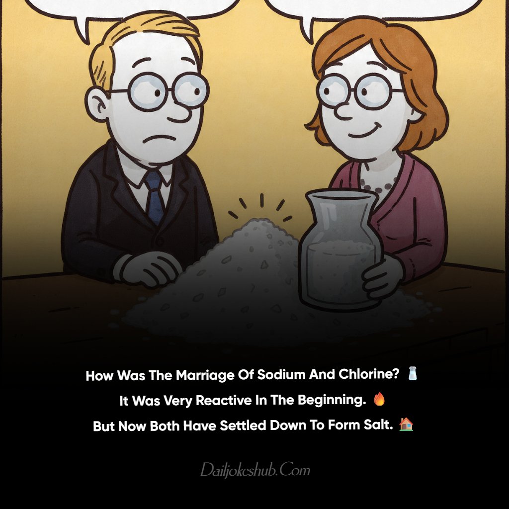 Geeky Chemistry and Physics Science Jokes