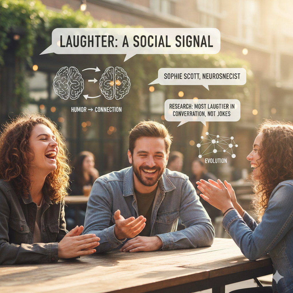 “People laughing together”